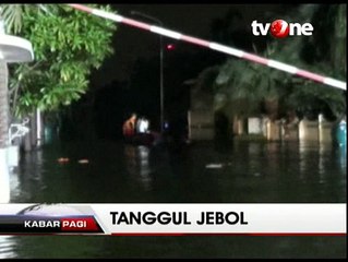 Tanggul Jebol Perumahan Elit Pantai Mutiara Terendam