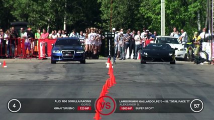 Video herunterladen: 1600whp Lamborghini Gallardo Superleggera Total Race Unlim 500+ (23.06.2012) RWD