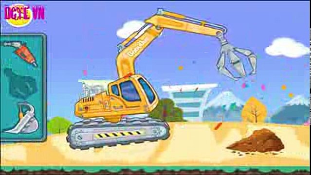 Lắp ráp Xe xúc đất - Máy ủi đất - Xe cần cẩu - Xe tải Excavator Front Loader Crane Dump Truck