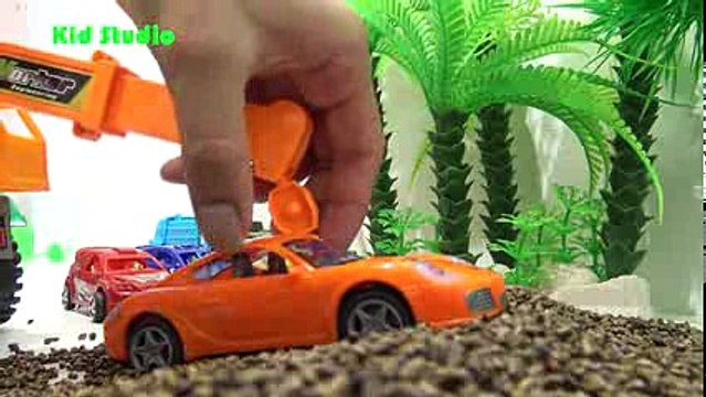 Mainan đồ chơi xe tải, máy xúc, cần cẩu,máy ủi dọn dẹp đường brinquedo 580 Kid Studio