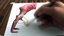 Come Disegnare una ginnasta 3D con effetto ottico