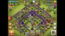 Clash of Clans - 67 Wizards Attack   Level 5 Rage Spells!
