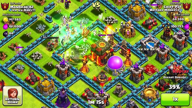 Clash of Clans - 100% on a Maxed Base!