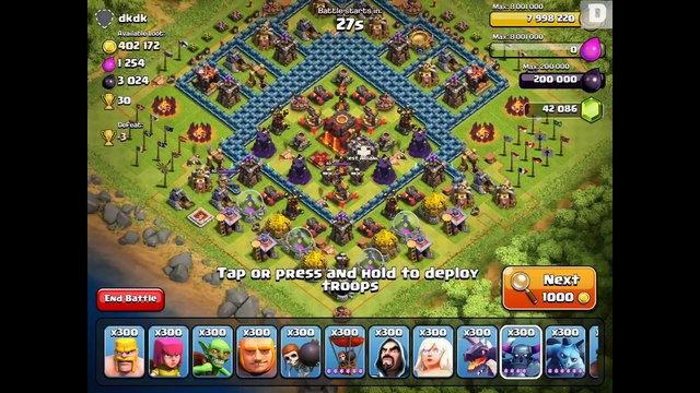 Clash of Clans - 300 Annoying PEKKAs!