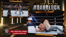 WWE Network- Brock Lesnar vs. Bray Wyatt & Luke Harper - 2-on-1 Handicap Match- WWE Roadblock 2016