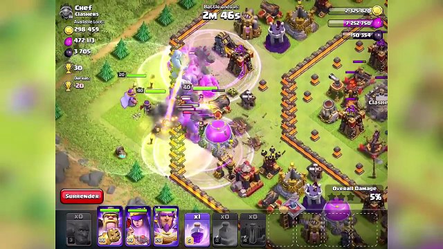 Clash Of Clans - ALL BOWLERS MASS ATTACK!! NEW TROOP UPDATE