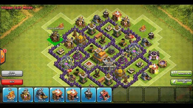 Clash of Clans Town Hall 7 Best Hybrid Base + Defense Clip + Effective Traps TH7 TH 7