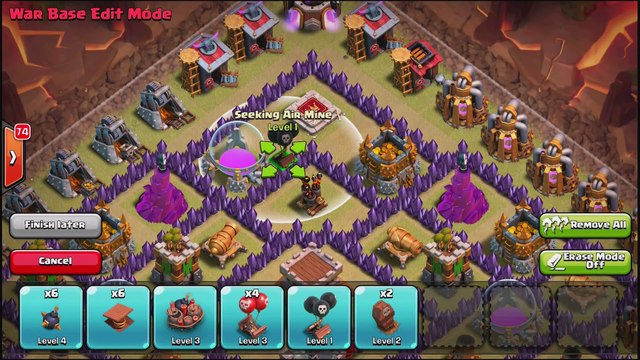 Clash of Clans DEFEND AGAINST ALL ATTACKS New TH 8 Anti Dragon, GoWipe, and Hog Rider Base