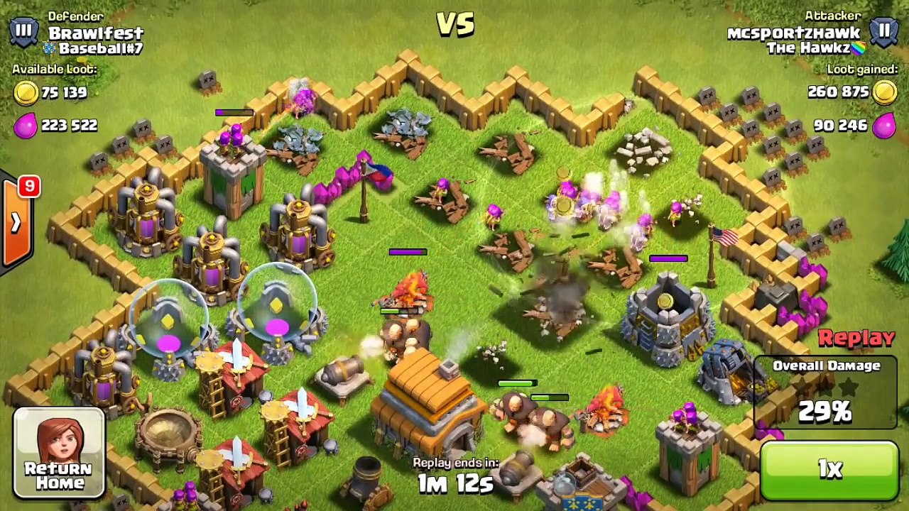 Clash of Clans - BEST ATTACK STRATEGY - Townhall Level 6 (CoC TH6 Attack Strategies)