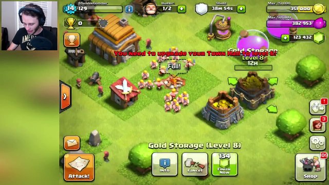 Clash of Clans Town Hall 10 Gemming w Leonard!