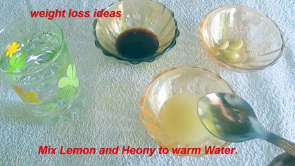 Weight loss with Lemon and Heony and Garlic in 7days.