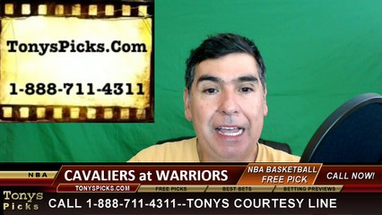 Video herunterladen: Golden St Warriors vs. Cleveland Cavaliers Free Pick Prediction Game 2 NBA Pro Basketball Finals Odds Preview