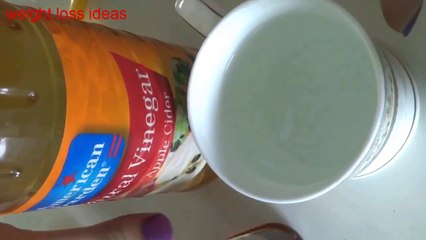Weight Loss with Apple cider vinegar and honey