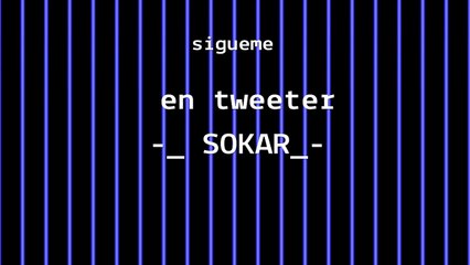 Sigueme en tweeter y youtube ZAokgamerYT