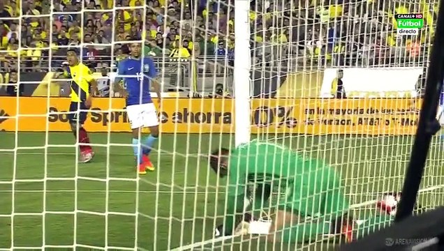 Brazil 0-0 Ecuador - Full Highlights Copa America 04.06.2016