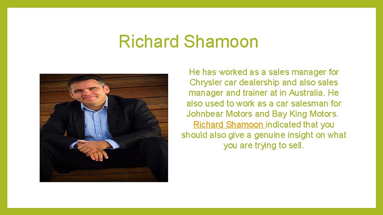 Richard Shamoon