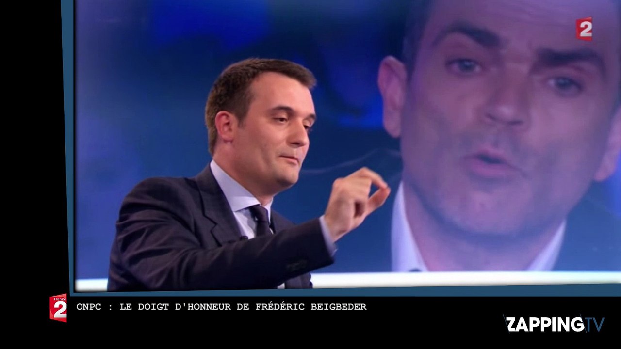 ONPC – Florian Philippot: Frédéric Beigbeder fait un doigt d’honneur pendant son intervention (Vidéo)