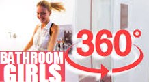 360 video VR Girl Natasha In The Bathroom (video girl) 2016