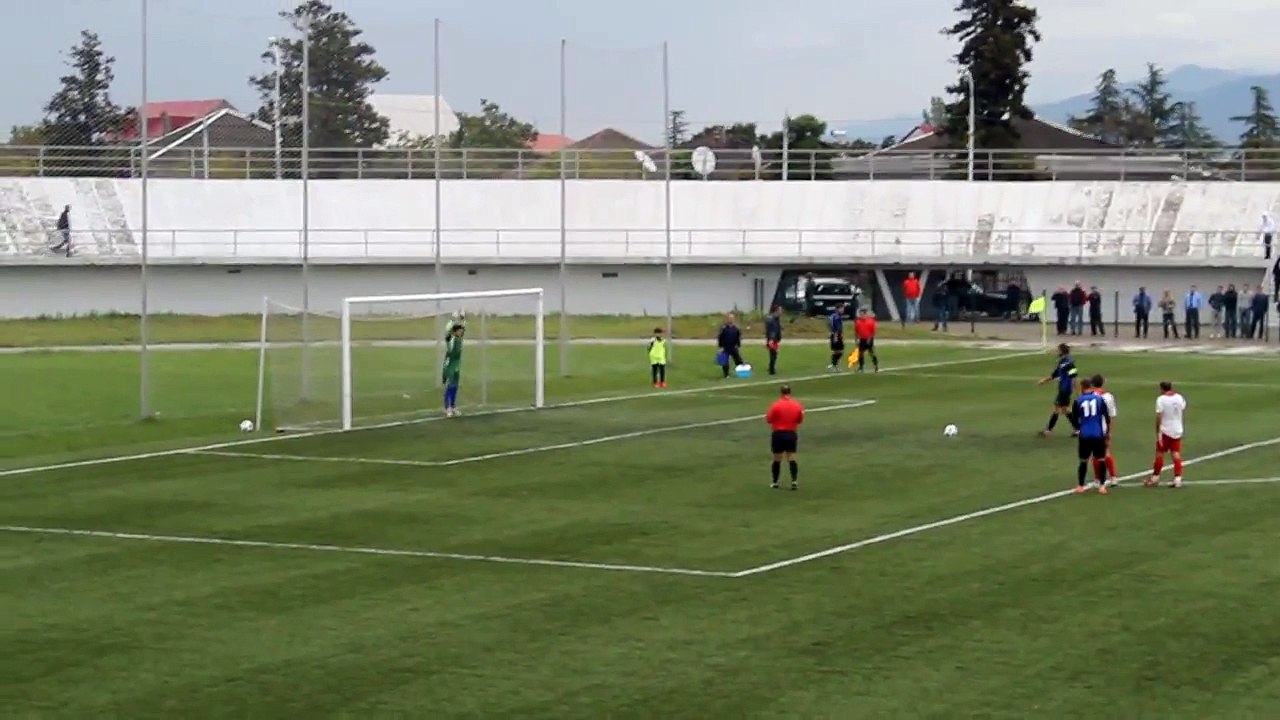 Giorgi Chelebadze Penalty Goal Vs Chkherimela 22/09/2013
