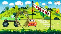 Cartoons for children. Tow Truck & Auto Service. Monster Truck & Racing Car Race Compilation