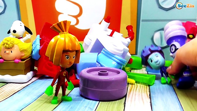 ФИКСИКИ. Мультик с игрушками. Нолик и Фаер. Починка мотоцикла. Развивающее видео для детей. Серия 8