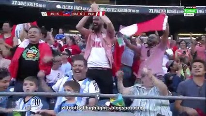 Paolo Guerrero 0-1 Amazing Diving Header Goal - Haiti vs Peru 0-1 04.06.2016 HD