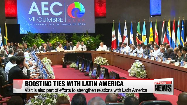 S. Korean foreign minister in Cuba in bid to improve bilateral relations