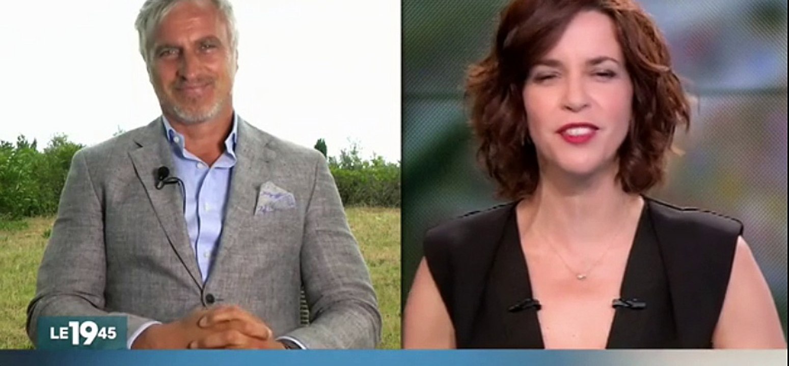 Pour la 1ère fois après son arrêt cardiaque David Ginola est à la télévision dans le JT de M6