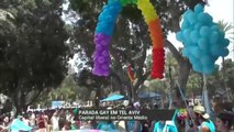 Parada do Orgulho Gay reúne milhares de pessoas em Tel Aviv