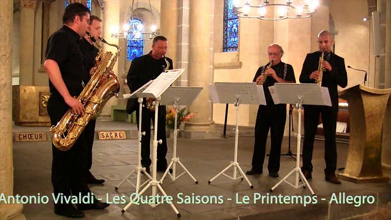 SANCY SAX vivaldi  le printemps 1 er mouvement
