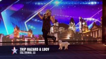 Dancing dog Trip Hazard has all the right moves   Week 1 Auditions   Britain’s Got Talent 2016