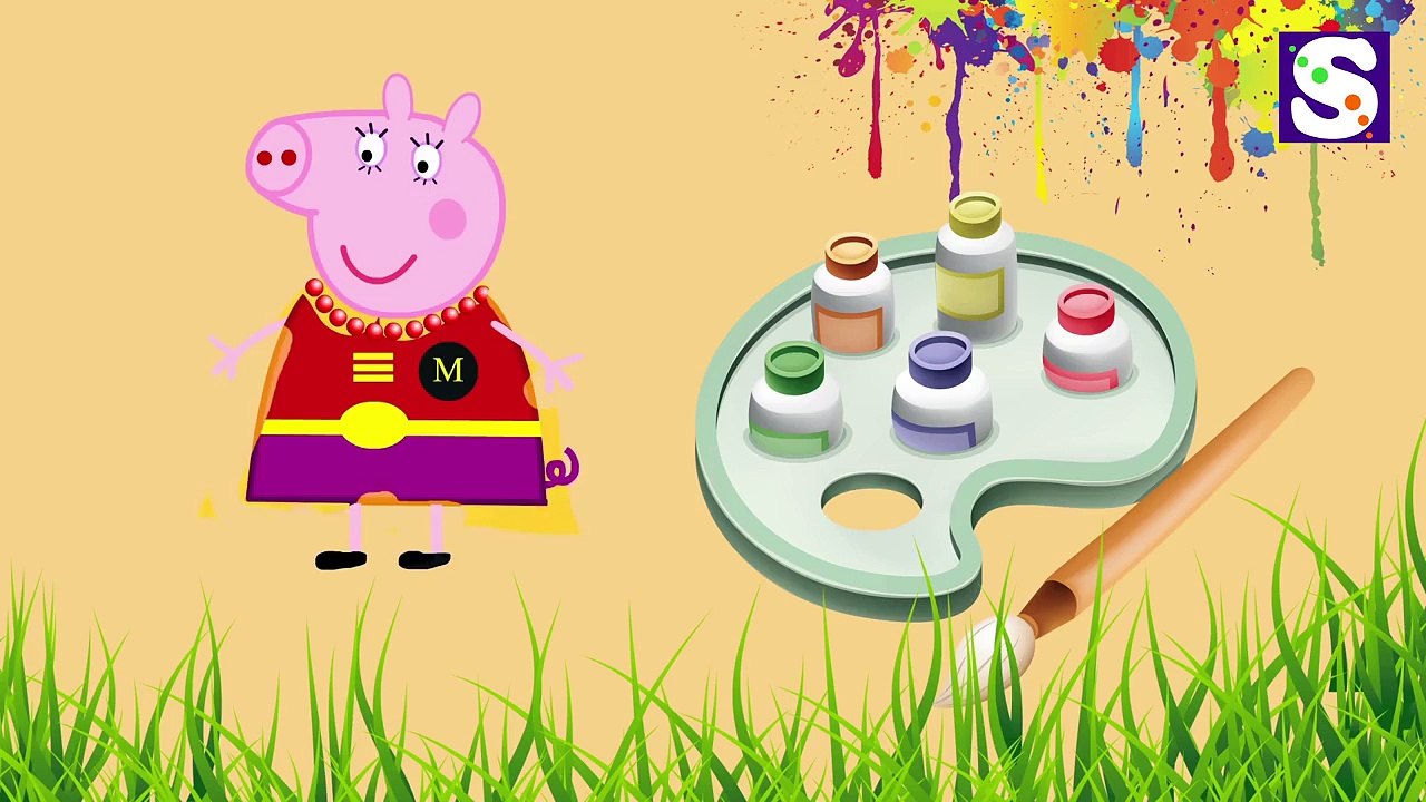 Peppa Pig Funny -  Batman - Nursery Rhymes Simple Songs - Funny kids