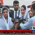 Bakhtawar and Aseefa Bhutto Zardari distributed relief in Karachi