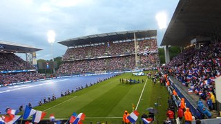 France-Ecosse- Entrée des joueurs@Metz-Stade Saint Symphorien 04 06 16