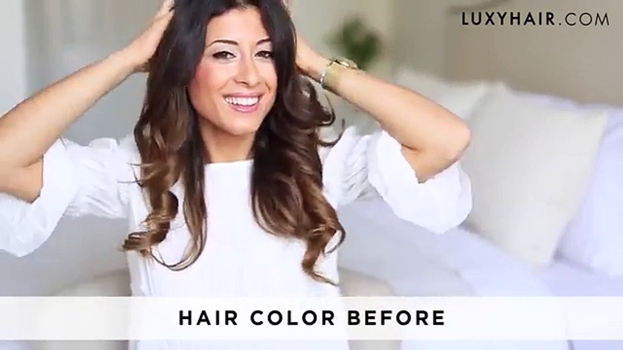 Experiment with Color hair extension