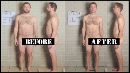 Man Loses 50 Pounds - Time Lapse Video