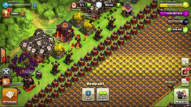 Clash of Clans - Attaque avec 200 Ballons contre une BASE IMBATTABLE !