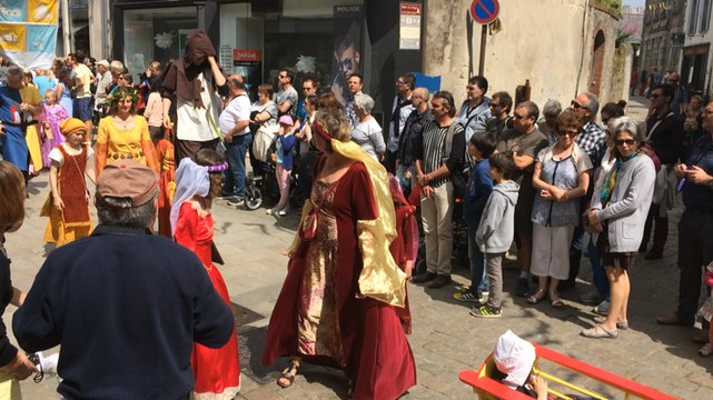 Le défilé de la Fete médiévale