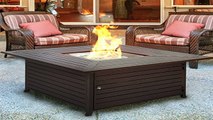 Best Choice Products BCP Extruded Aluminum Gas Outdoor Fire Pit Table With