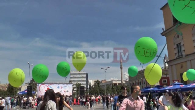 Report TV - Bashkia e Tiranës organizon “Dita pa makina”, aktivitete me nxënës