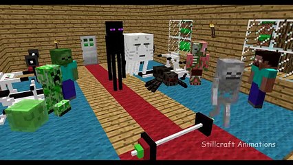 Monster School- Bodybuilding - Minecraft Animation