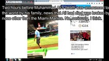 Apparently the Miami Marlins mistakenly told fans that Muhammad Ali had died