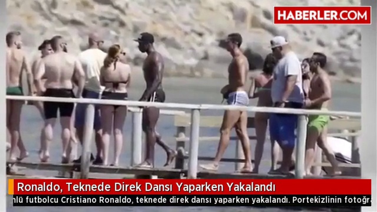 Ronaldo, Teknede Direk Dansı Yaparken Yakalandı