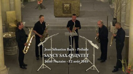 SANCY SAX joue de jean sebastien bach un prelude