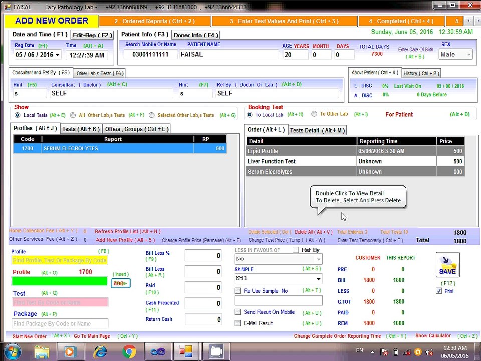 Easy Pathology Lab Profile Booking