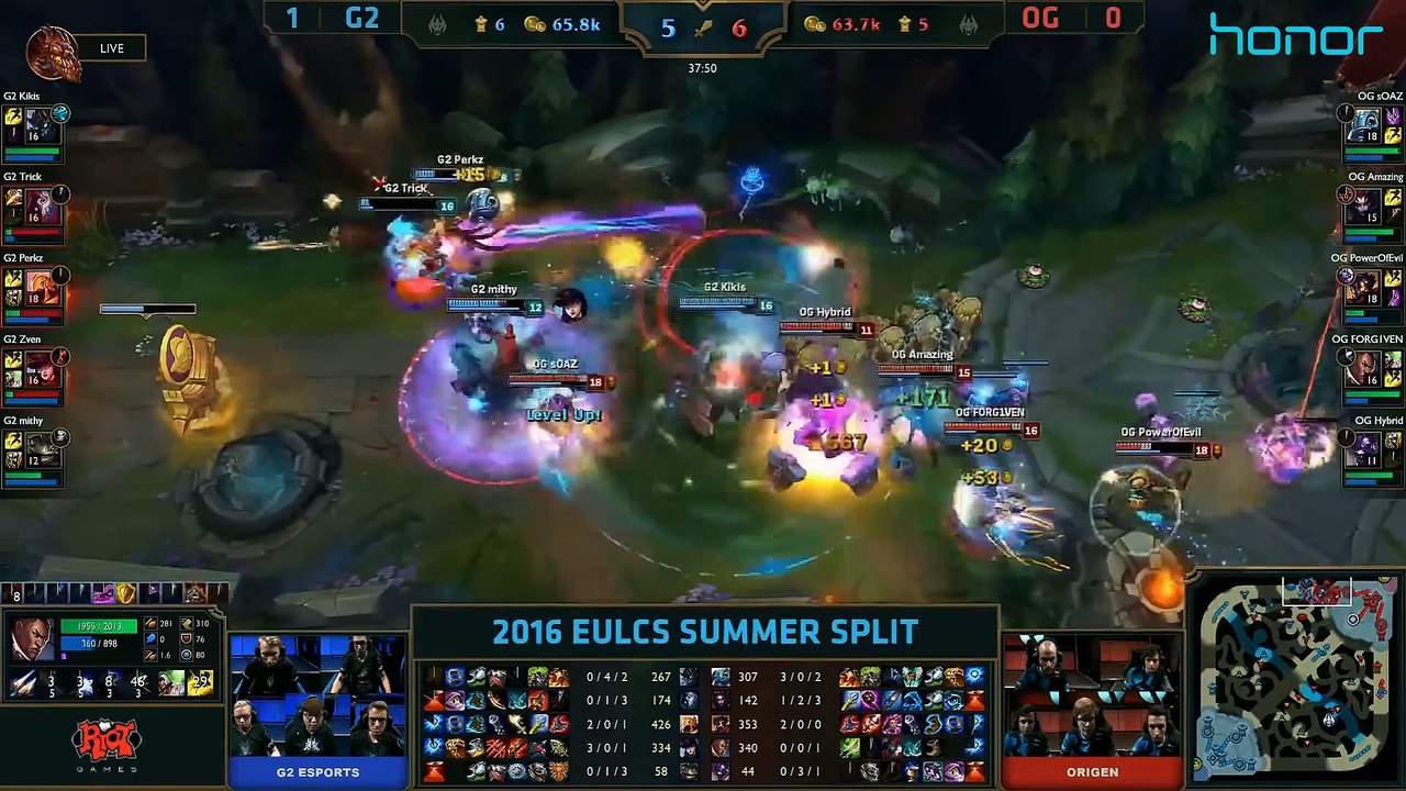 LCS Summer S6 EU - Best-of LoL Honor #1