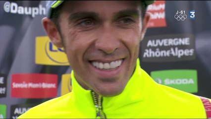 Alberto Contador : "Je ne pensais pas gagner"
