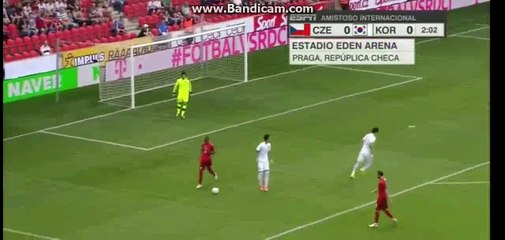 South Korea 1st Big Chance - Czech Republic 0-0 South Korea - 05-06-2016