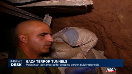 Palestinian teen arrested for crossing border, building tunnels