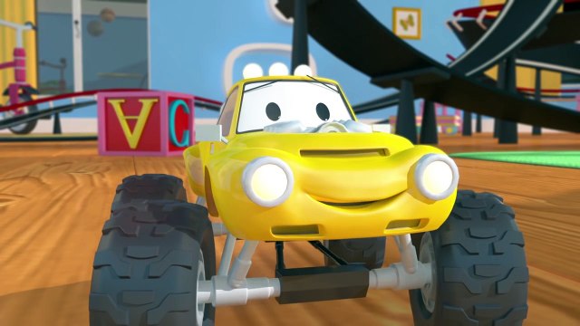 Lucas le Petit Camion construit une voiture de course Dessin animé en français pour les enfants